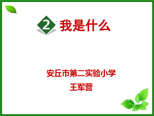 (部编)二年级上册语文《2我是什么》课件公开课(60)