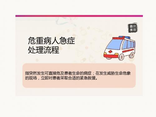 危重病人急症处理流程ppt医学课件