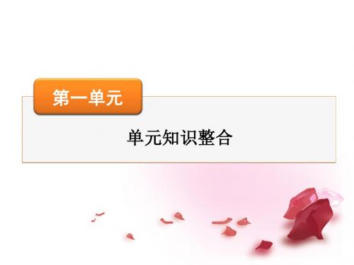 高考政治一轮第一单元 文化与生活单元知识整合课件 新人教版必修3课件