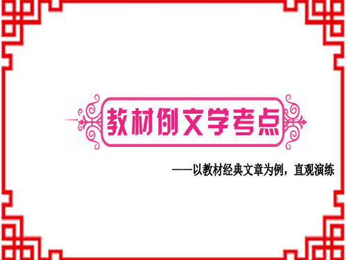 中考语文 现代文阅读 6文本1 教材小说：《孔乙己》