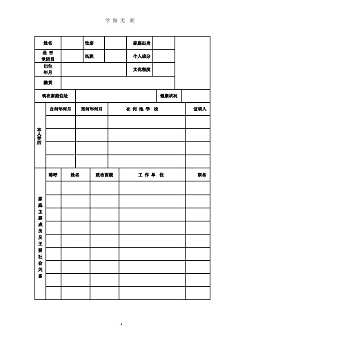 高中毕业档案模版(整理).pptx