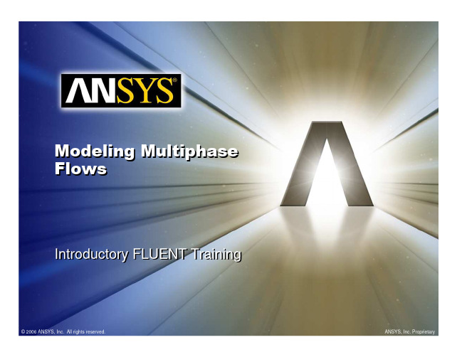 多相流(multiphaseflows)fluent教程