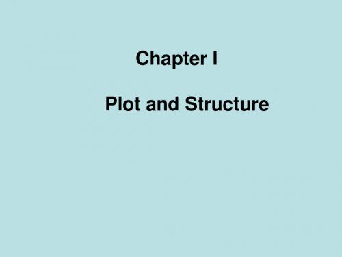 英语短篇小说赏析Chapter I