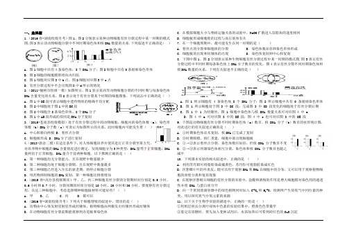 有丝分裂专题训练(附答案)