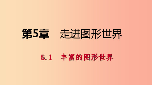 2019年秋七年级数学上册 第5章 走进图形世界 5.1 丰富的图形世界导学课件(新版)苏科版