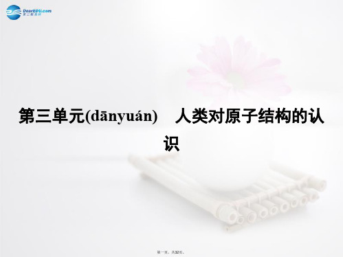 高中化学 专题1 第三单元 人类对原子结构的认识课件 苏教版必修1