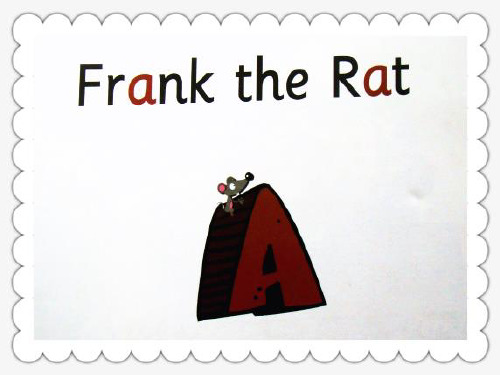 攀登英语-有趣的26个字母-Frank-the-rat公开课PPT课件