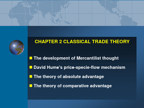 Ch.2 Classical trade theory