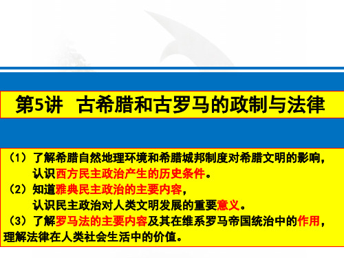 古希腊与古罗马的政制与法律