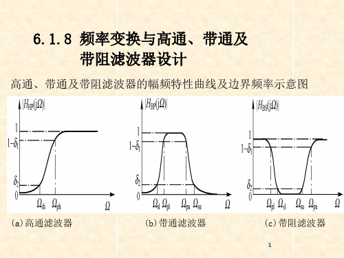 第六章 IIR数字滤波器设计2