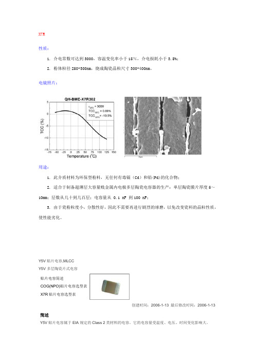 贴片电容的介绍