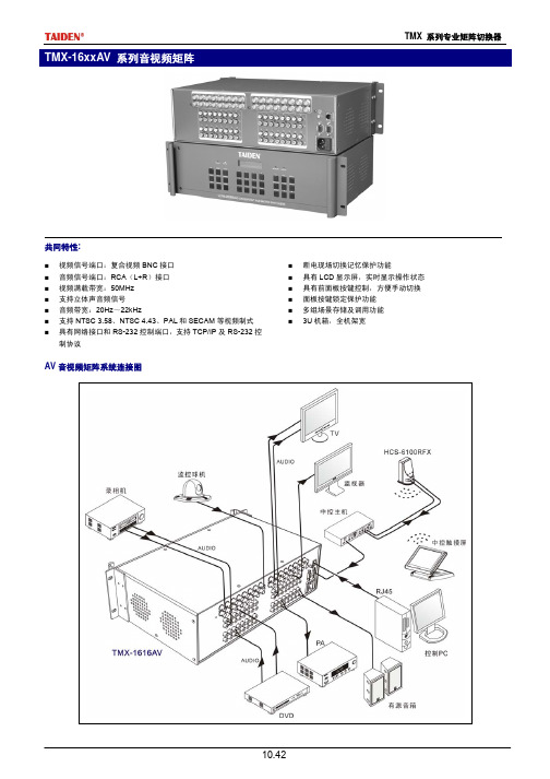 TMX-16xxAV系列数据手册