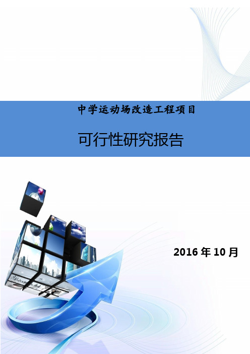 中学运动场改造工程建设项目可行性研究报告