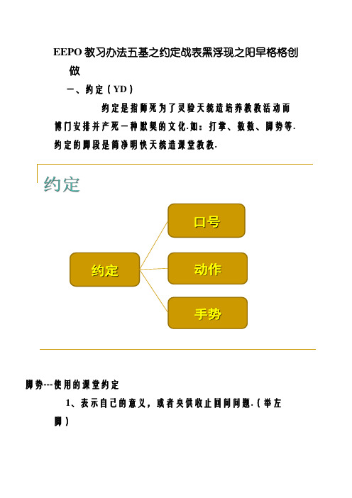 EEPO学习方式五基之约定和表达呈现