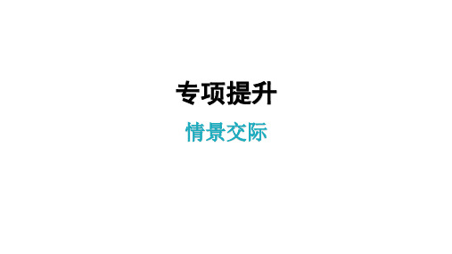 小学毕业英语总复习情景交际课件