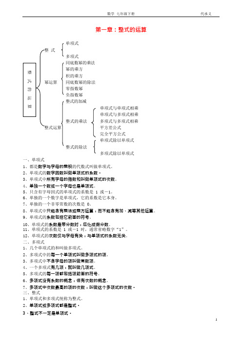 (完整)2018七年级数学下册全部知识点归纳(含概念、公式、实用),推荐文档