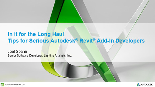 Autodesk Revit 插件开发者指南说明书