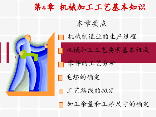 机械制造技术基础-第4章-机械加工工艺基本知识  ppt课件