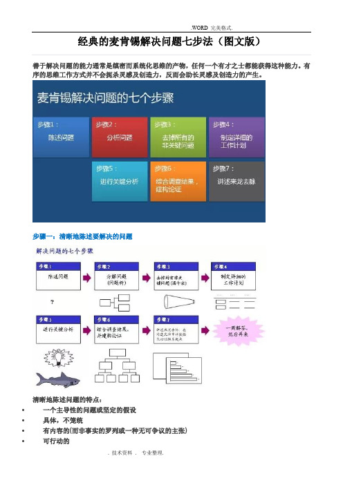 经典的麦肯锡解决问题七步法[图文版]