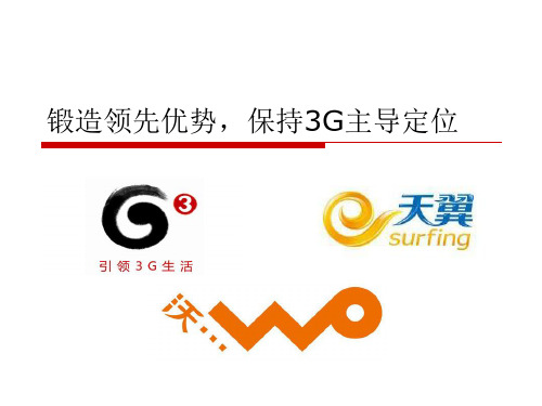 三大运营商3G培训材料(ppt 30) 