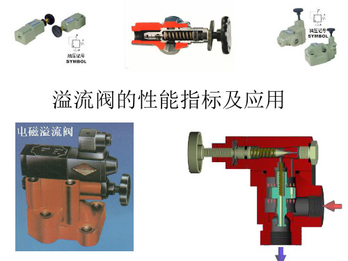 溢流阀的性能指标及应用