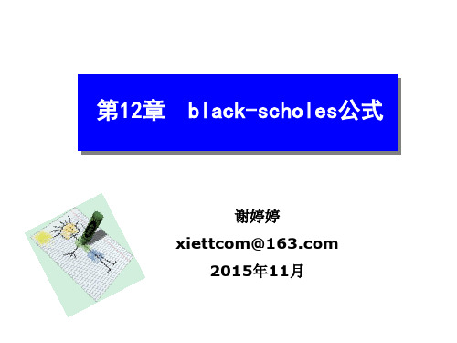 第12章 black-scholes公式
