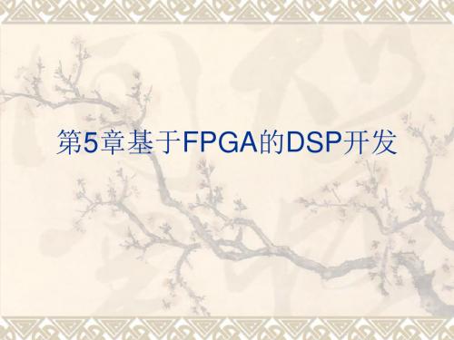 第5章 基于FPGA的DSP开发(二)