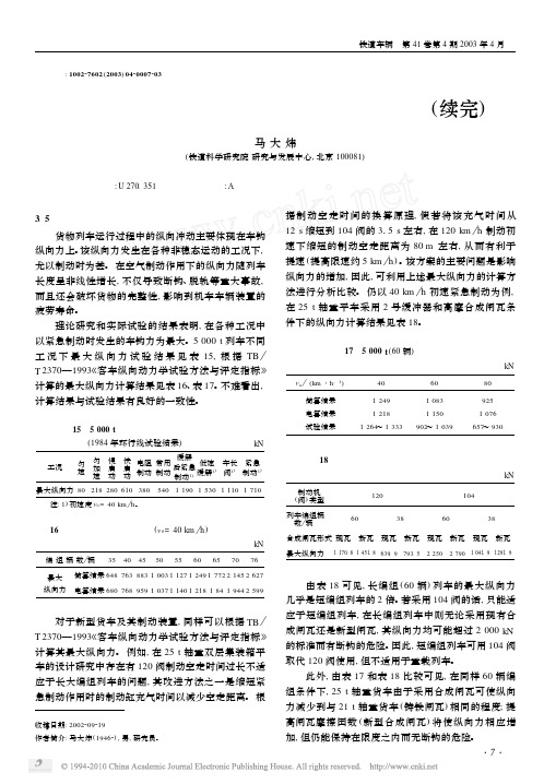 我国货车制动系统存在的问题及展望_续完_