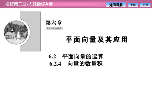 《平面向量的运算》平面向量及其应用PPT下载(向量的数量积)