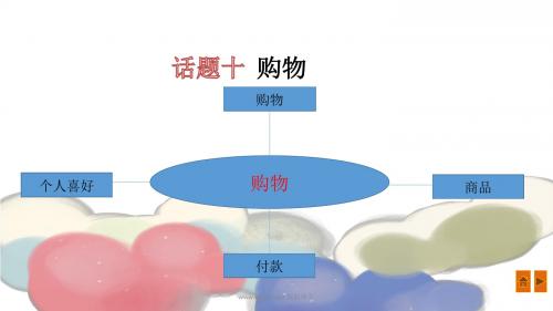 2017年广东中考英语课件:话题10 购物