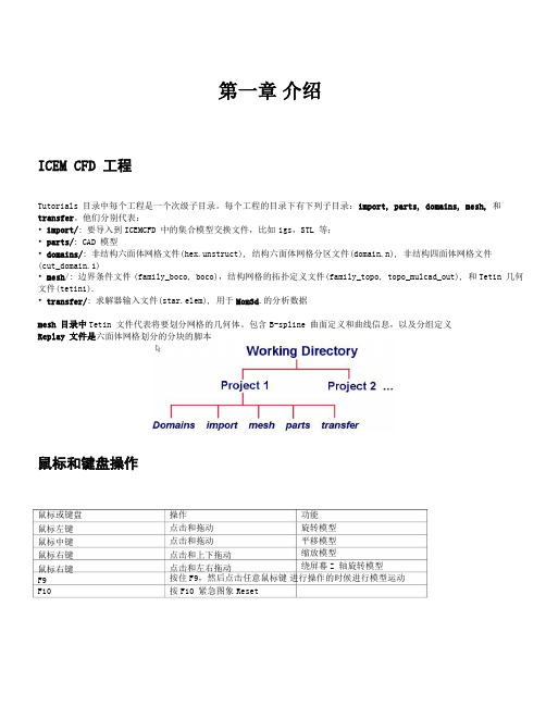 计算流体力学ICEM CFD 网格生成基础教程190410