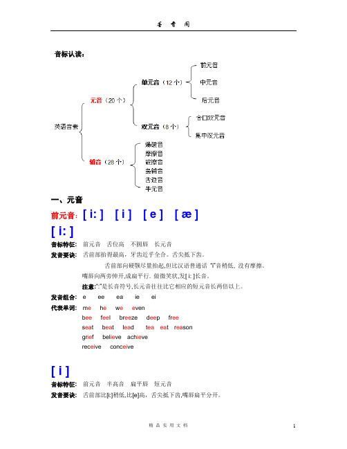 音标认读(完全版)