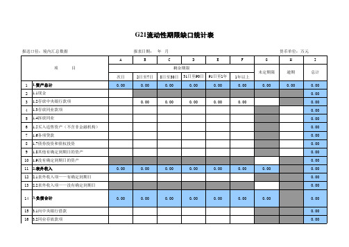 G21表样