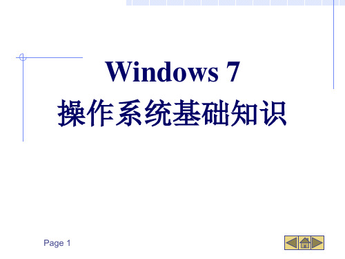 Windows-7操作系统基础知识PPT学习课件