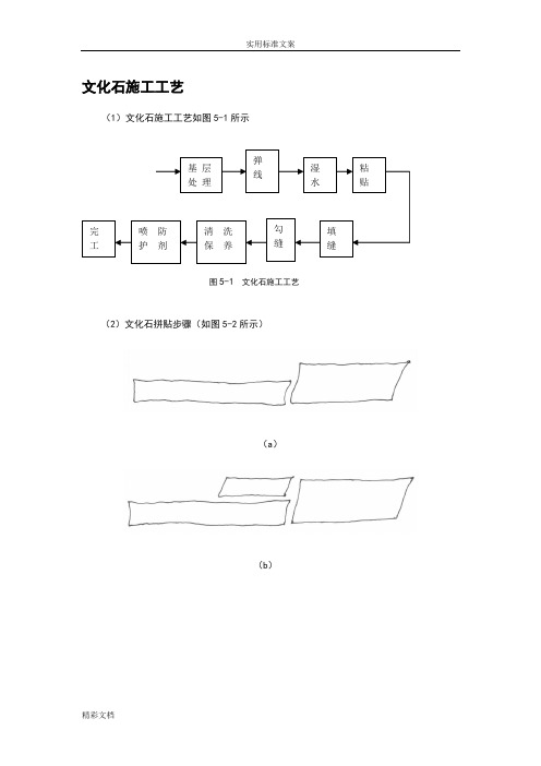 文化石施工实用工艺