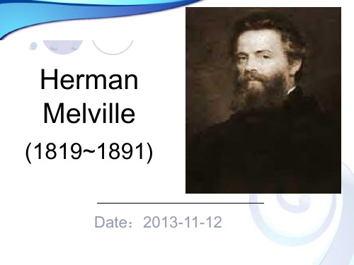 美国文学课件Herman Melville