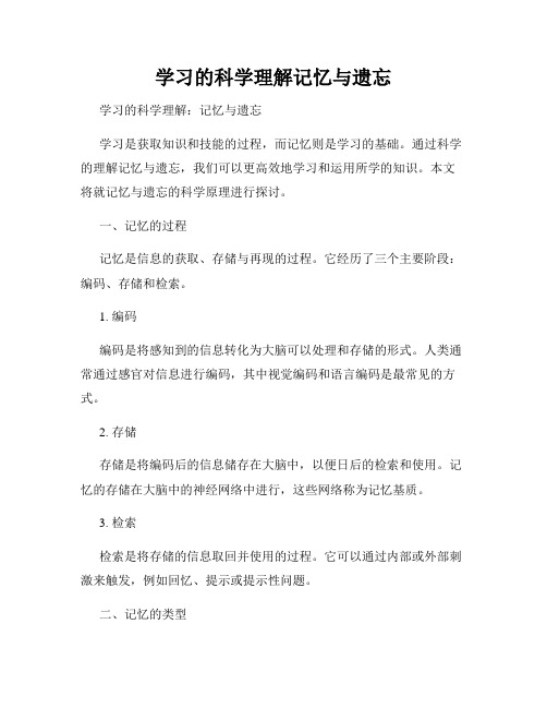 学习的科学理解记忆与遗忘