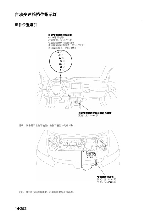 款东风本田思域自动变速箱维修手册(5)