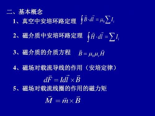 磁介质中安培环路定理 3