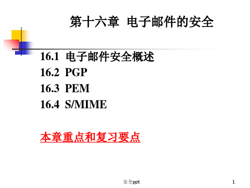 《电子邮件的安全》PPT课件