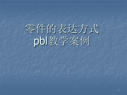 pbl教学案例ppt课件