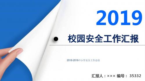 2018-2018-1小学安全工作总结