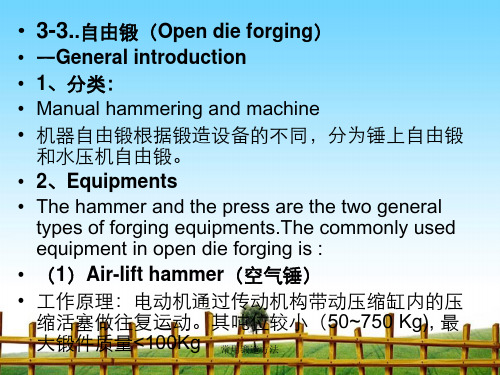 常用锻造方法