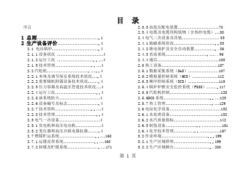 火力发电厂安全性评价-国网版147页