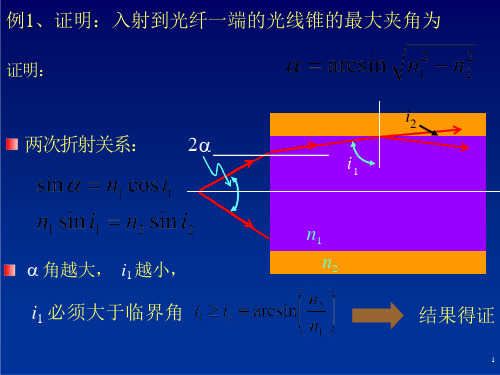 高中物理竞赛光学试题ppt课件