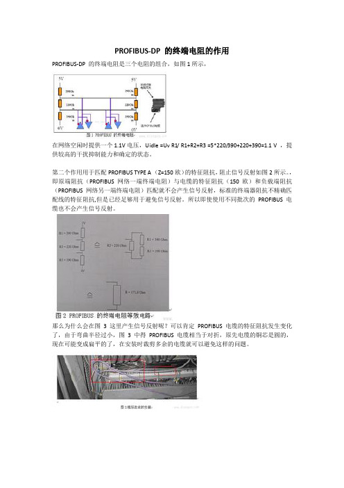 PROFIBUS-DP 的终端电阻的作用