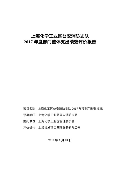 上海化学工业区公安消防支队