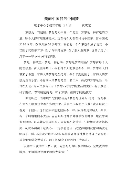 我的梦中国梦文档 (3)