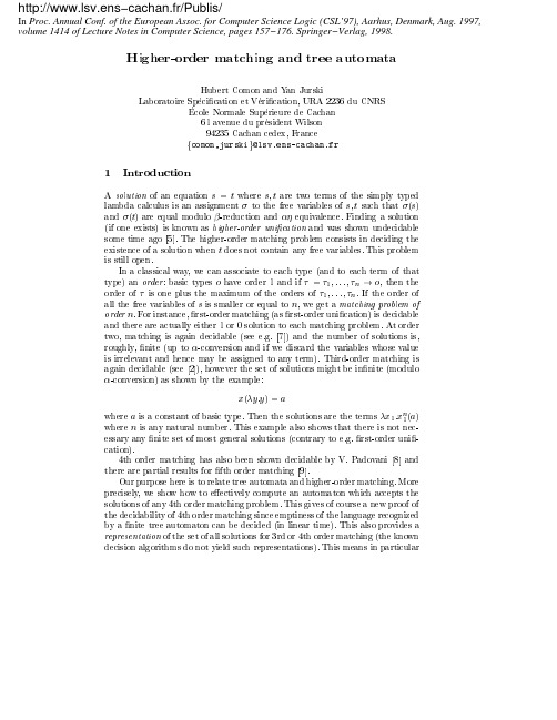 Higher-order matching and tree automata