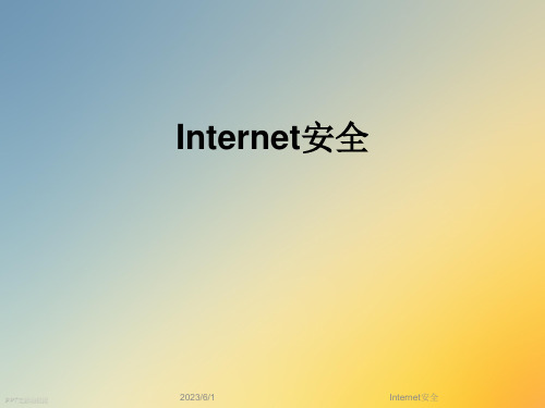 Internet安全